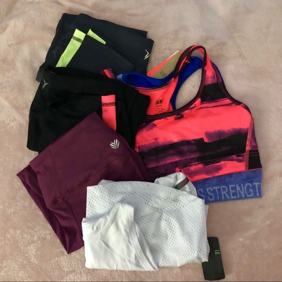 Forever 21 Other - 6 Piece Workout Athletic Bundle H&m F21 Old Navy